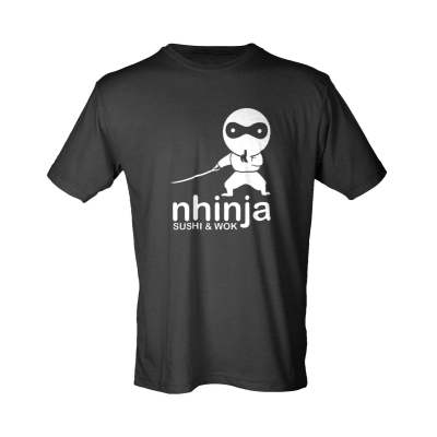 Nhinja Sushi Black/Greys Tultex 241 - Unisex Poly-Rich T-Shirt