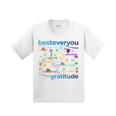Best Ever You Collage Youth Heavy Cotton 100% Cotton T-Shirt