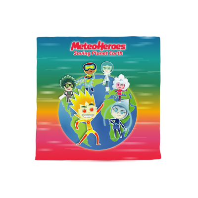 METEOHEROES Comforter  88" x 88"
