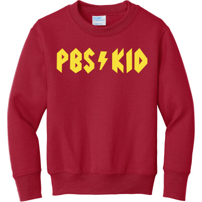 PBS KIDS Bolt Youth Core Fleece Crewneck Sweatshirt