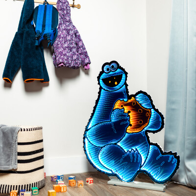 Sesame Street Cookie Monster LED Infinity Light - 35”