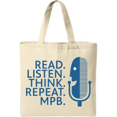 Read. Think. Listen. Repeat. MPB. Tote