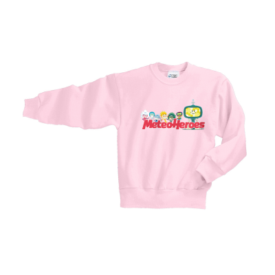 METEOHEROES "Logo" UNISEX - YOUTH Fleece Crewneck Sweatshirt