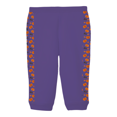 Pumpkins & Bats Toddler Performance Jogger Purple