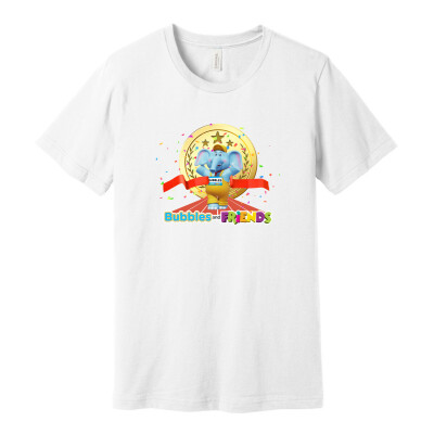 Bubbles and Friends - Summer Games Collection Bubbles Gold Adult T-Shirt