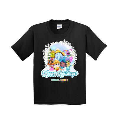 Bubbles & Friends Holiday Childrens T-Shirt- Snowflake