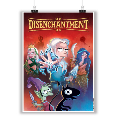 Disenchantment Part 5 Key Art Poster: Size A2 (16.5" x 23.4")