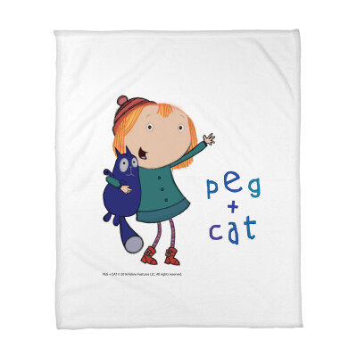 Peg + Cat Fleece Blankets (50" x 60")