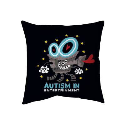 Jorge Guiterrez Autism in Entertainment Throw Pillow  - Assorted Sizes