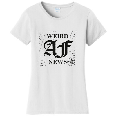 Weird AF News Ladies Fan Favorite Logo Tee 1-Sided