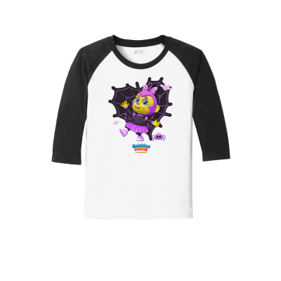 Port and Company Youth 3/4 Sleeve Raglan Tee