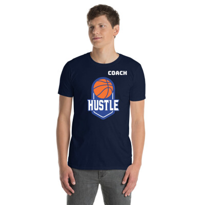 Hustle Basketball 'Coach' Shirt - Unisex Basic Softstyle T-Shirt