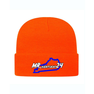 Embroidered Knit Beanie
