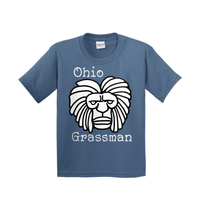 Ohio Grassman in Stark White: Heavy Cotton Young Person Tee