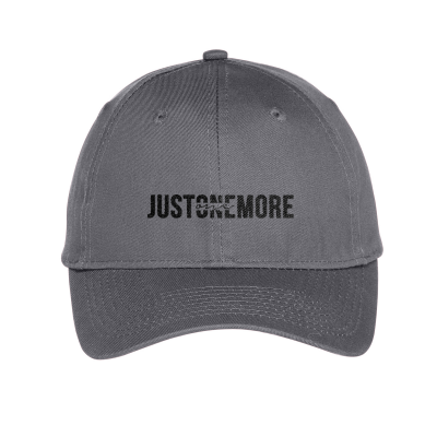 Embroidered Just One More Twill Cap