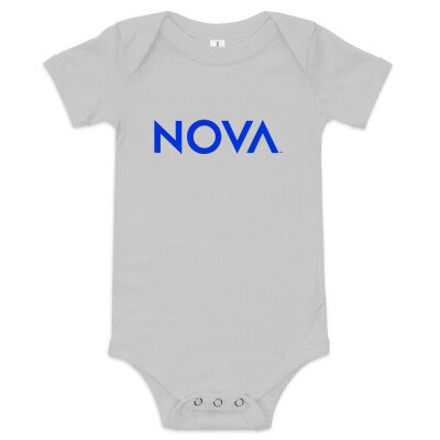 NOVA Blue Logo Baby Onesie