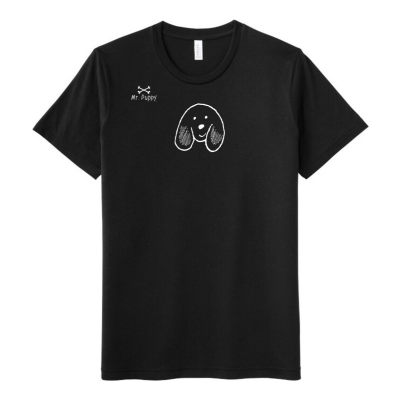 Mr Puppy Pocket bones logo tee