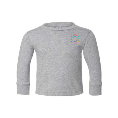 METEOHEROES "Helix" Embroidered UNISEX TODDLER Long Sleeve Cotton Jersey T-Shirt