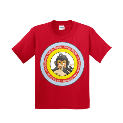 I LOVE YOU BUNCHES! "Kissey Print" UNISEX YOUTH Heavy Cotton 100% Cotton T-Shirt