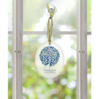 Stained Glass Logo Ornament