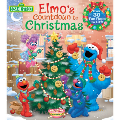 Elmo's Countdown to Christmas Lift-the-Flap Board Book