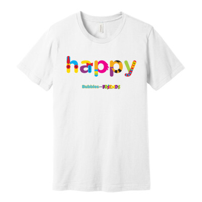 Bubbles and Friends - Happy Adult T-Shirt