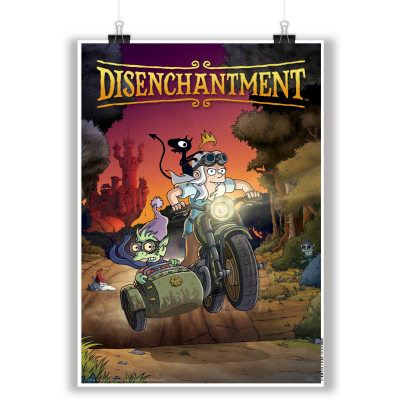 Disenchantment Part 3 Key Art Poster:  Size A2 (16.5" x 23.4")