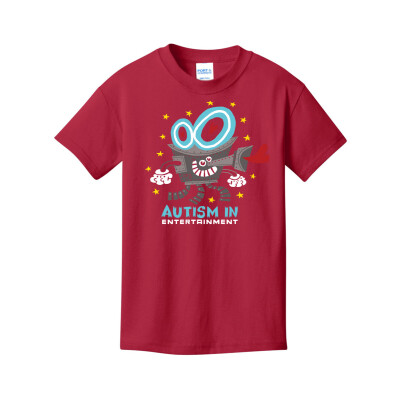 Jorge Guiterrez Autism in Entertainment Art Port & Company Youth Core Cotton Tee