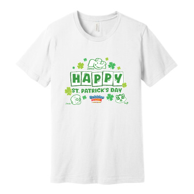 Bubbles & Friends Happy St. Patricks Unisex  Jersey Short Sleeve Tee