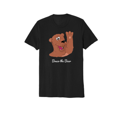 Bosco the Bear Adult Unisex Organic Cotton Tee