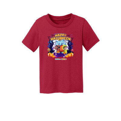 Bubbles and Friends - Halloween Collection Team Toddler T-Shirt
