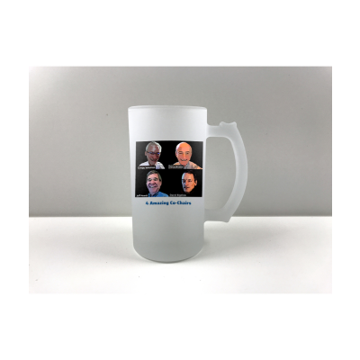 WG'86 35th Reunion Frosted Beer Stein Honoring The Four Amigos