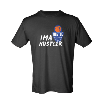 Hustle - Adult Unisex Poly-Rich T-Shirt 