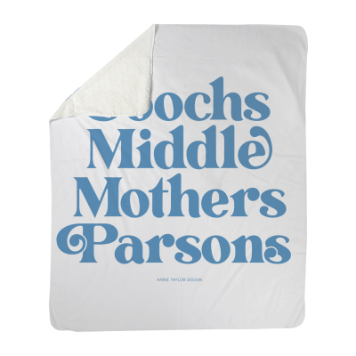 Kennebunk Beaches | Fleece Sherpa  Blanket - (50" x 60")