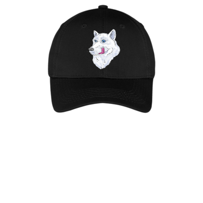Sheba the Wolf Embroidered Youth Six-Panel Twill Cap