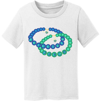 Percolate Peace Bracelets Toddler Core Cotton Tee