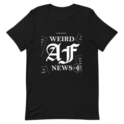 Weird AF News Unisex Jersey Short Sleeve Logo Tee 1-Sided