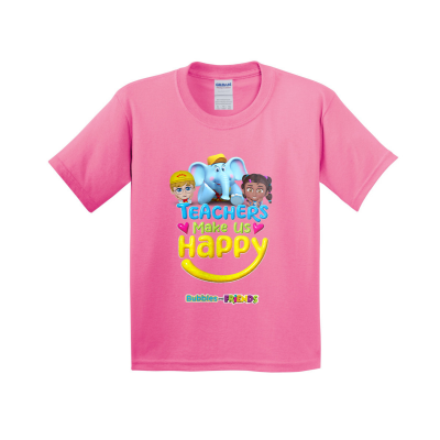 Bubbles and Friends - Teacher appreciation Team Happy Children T-Shirt