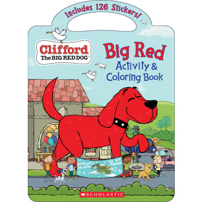 Big Red Activity & Coloring Book | Clifford the Big Red Dog | Softcover Book