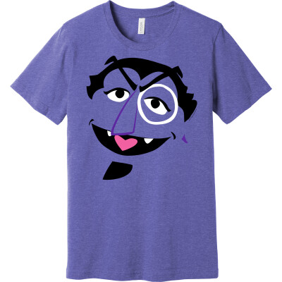 The Count Face Adult T-Shirt