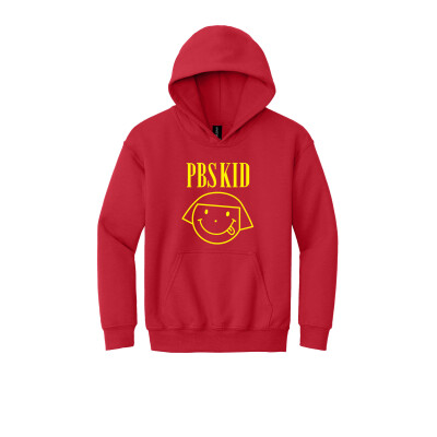 PBS KIDS Smile Gildan - Youth Heavy Blend Hooded Sweatshirt. 18500B