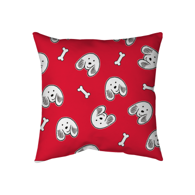 Mr Puppy Throw Pillow