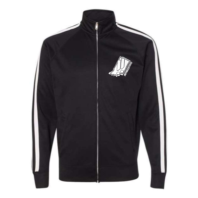 IndyWeOutHere Unisex Lightweight Poly-Tech Full-Zip Track Jacket