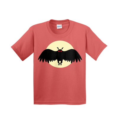 Everybody Loves Mothman: Heavy Cotton Young Person Tee