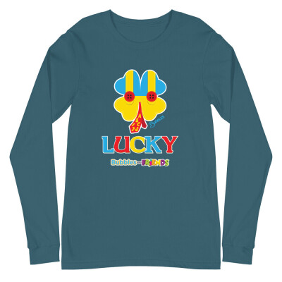 St. Patricks Lucky Clover Unisex Long Sleeve Tee