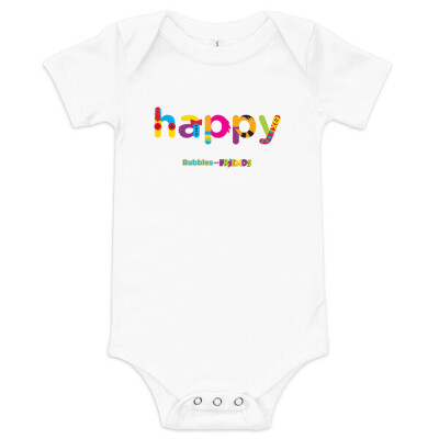 Bubbles and Friends - Happy Infant Onesie